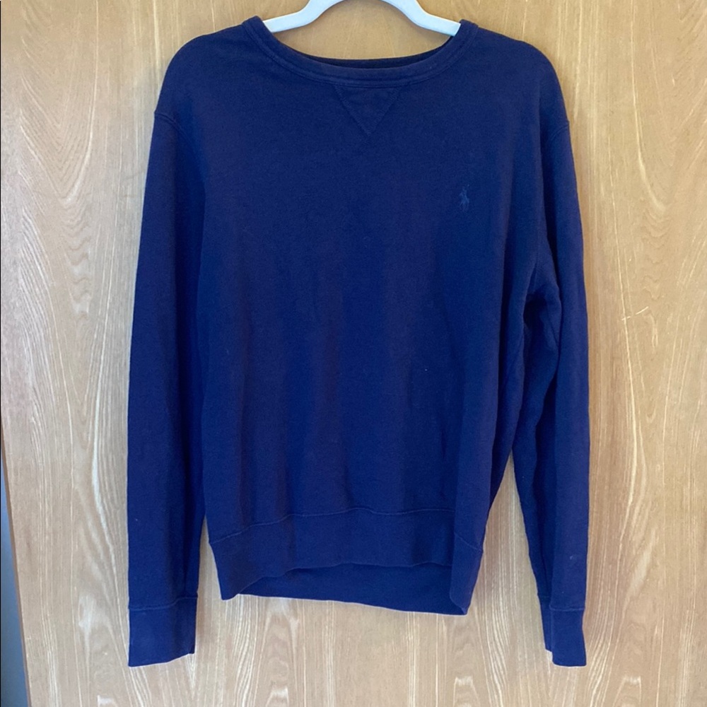 Polo by Ralph Lauren Classic Blue Crewneck Sweater